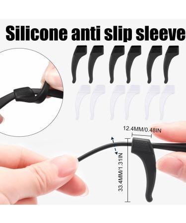 JTKREW 6 Pairs Anti-Slip Glasses Temples | Soft Ear Hooks & Silicone Frame Holder for Secure Comfort - International Shipping Available - Buy Online on GoSupps.com