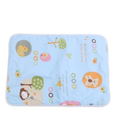 Baby Urine Baby Cotton Urine Mat Diaper Nappy Bedding Changing Cover Pad(Blue paradise)