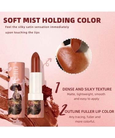 Buy Matte Nude Lipsticks - Bold & Intense Long-Lasting Lip Stain | Smooth Velvety Finish for Women | Non-Stick Cup Lip Tint Makeup - Buy Online on GoSupps.com