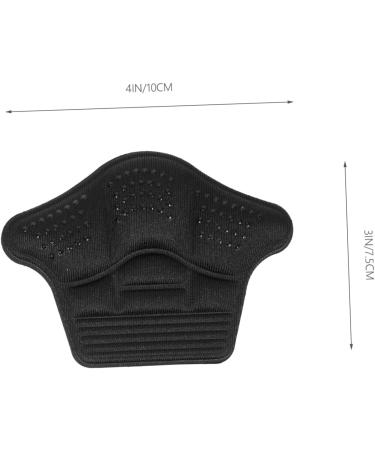 FOMIYES 25 Pairs Anti-Wear Stickers for Heels - Self-Adhesive Insoles & Replaceable Heel Pads for Comfortable Outdoor Wear - Black Foot Grips (5 Pcs - Buy Online on GoSupps.com