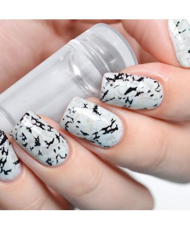 4-Piece Transparent Handle & Lid Silicone Seal Nail Stampers | DIY Nail Art Printer Tool | Manicure Kits for Kids & Adults - Buy Online on GoSupps.com