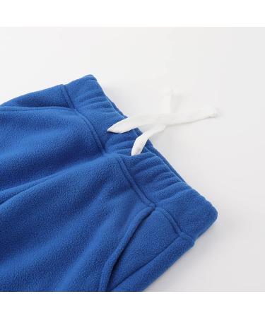 Spring&Gege Boys Jogger Pants - Polar Fleece Drawstring with Pockets | 3-4 Years | Royal Blue - International Shipping Available - Buy Online on GoSupps.com