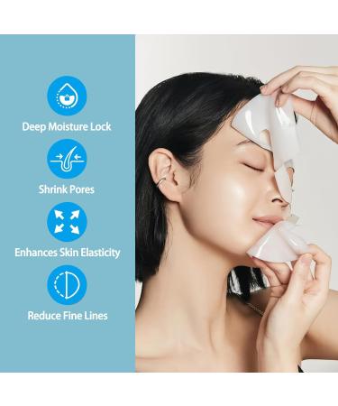 Collagen jelly cream improves dull skin reduces fine lines and wrinkles collagen face mask hydrates and moisturizing enhances elasticity lifts and firms the skin suitable for all skin types (2 - Buy Online on GoSupps.com