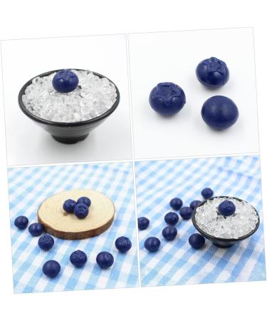 OUNONA 100 Pcs Simulation Blueberry Miniature Blueberry Photography Props Fruit Shop Simulated Fruit Adornment Diy Phone Case Charm Faux Blueberry Christmas Cream Resin Jewelry - Buy Online on GoSupps.com
