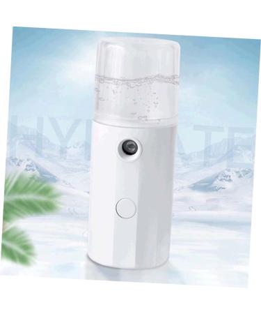 WOONEKY 1pc Hydrating Instrument Cool Facial Mister Mist Sprayer Mini Mister Electric Face Steamer Abs White - Buy Online on GoSupps.com