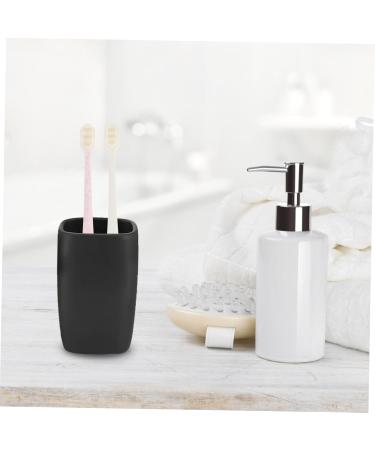 Minkissy 12-Pack Toothbrush Cleaning Brushes - Wavy Style Dental Tools for Adults & Kids Charcoal Bristle Disposable Protective Tent Household Mouth Cleaning - Buy Online on GoSupps.com