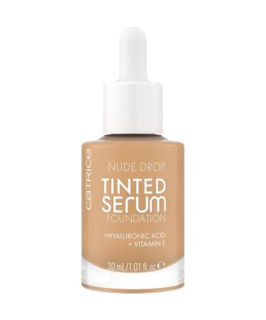Catrice Nude Drop Tinted Serum Foundation 046n - Vegan Oil-Free Long-Lasting & Matte Finish for Sensitive Skin (3x30ml) - Buy Online on GoSupps.com