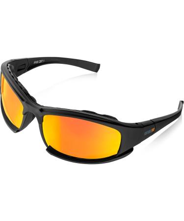 Interchangeable Lens Safety Glasses Kit | Anti-Fog, Anti-Scratch, UV Protection | Stylish Z87 Eyewear for Men and Women | Ideal for Sports, Shooting, Hunting - Buy Online on GoSupps.com