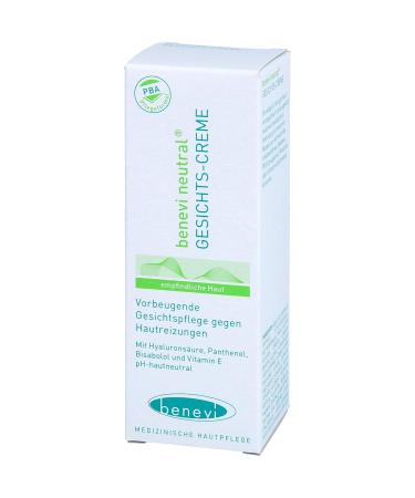 Benevi Neutral Face Cream - Hydrating & Soothing Ideal for All Skin Types | International Shipping Available - Buy Online on GoSupps.com
