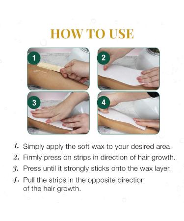 Clean + Easy Medium Cloth Strips for Hair Removal | Wax Strips for Legs & Bikini Waxing - 100 Mess-Free Strips for Salon and At-Home Treatment - Buy Online on GoSupps.com