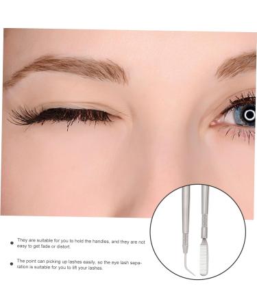Buy Hemoton 2pcs Eyelash Separator & Lengthening Mascara Brush - Multipurpose Stainless Steel Lash Applicator Tool for Perfect Eye Makeup - Buy Online on GoSupps.com