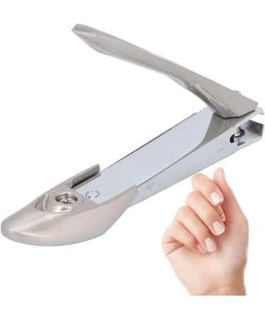 Nail Clipper Fingernail Cutter Scissors Stainless Steel Anti Splashing Tool with File - Buy Online on GoSupps.com