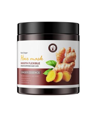 ZOOMINE Ginger Hair Mask  Deep Repair Damage Hair Root  Professional Treatment Repair for Dry Damaged and Color Treated Hair  Natural Ginger Extract Firm Moisturizing Soft Refreshing Hair Care Shampoo