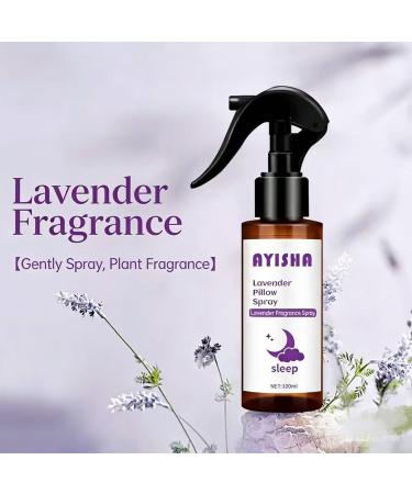 Lavender Pillow Spray with Essential Oil Sleep Aid Aromatherapy Mist for Bedding and Linens 100ml - Buy Online on GoSupps.com
