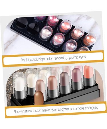 12pcs Shadow Box Cream Eyeshadow Stick Highlight Kit | Glitter Makeup Pen Set | Gradient Eyeshadow Makeup Kits - Buy Online on GoSupps.com