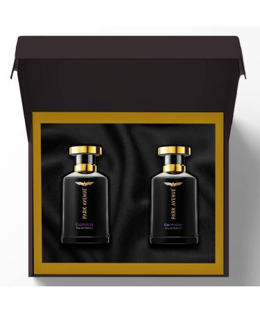 P'ark:Avenu Gift Set For Men Euphoria & Harmony Eau De Parfum Men 200ml Liquid Perfume Rakshabandhan Gifts For Brother Premium Luxury Fragrance Scent Long-Lasting Aroma Perfume