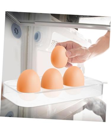 UKCOCO 2pcs Eggs Refrigerator Egg Trays for Kitchen Egg Holder Egg Racks Egg Plate No Cover Storage Rack - Buy Online on GoSupps.com