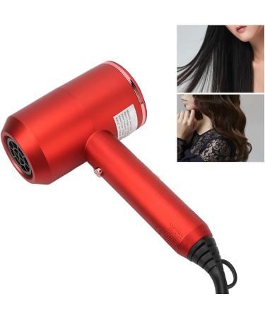 Ionic Hair Dryer 1800W Fast Drying Low Noise Blow Dryer 3 Heat Mode Constant Temperature Negative Ionic Technology Portable Hair Blow Dryer (US Plug 110V) - Buy Online on GoSupps.com