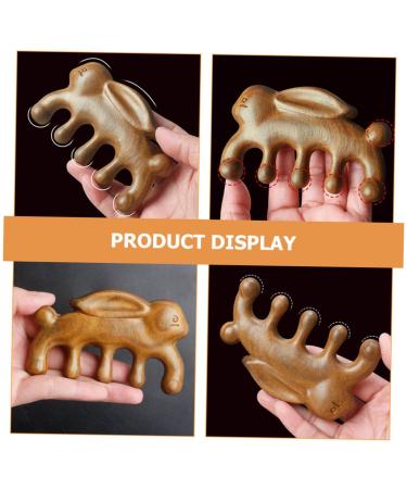 CLISPEED Green Sandalwood Massage Comb - Antistatic Wooden Hair Comb for Relaxation & Healthy Hair - Buy Online on GoSupps.com