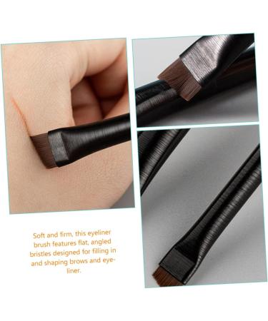 MAGICLULU 9 Sets Eyeliner Brush Makeup Brush Ear Piercing Kit Eyebrow Brush Eye Liner Wands Multifunctional Angled Brow Brush Makeup Supplies Wood Toiletries Perforation Newborn - Buy Online on GoSupps.com