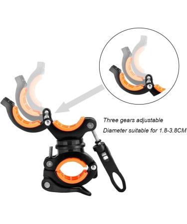 Bicycle Flashlight Mount - 2 Pack Bike Light Clamp for Secure & Easy Attachment | International Shipping Available - Buy Online on GoSupps.com