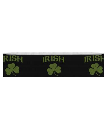 Irish St Paddys Day Shamrock Yoga Workout Bands Comfort Legs Booty Resistance Straps Physical Therapy Aids