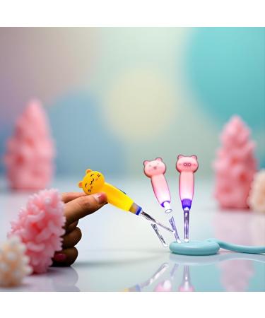 1Pc Cute Flashlight Earpick Earwax Cleaning and Removal Tools Light Led Earpick Wax for Adults and Children Ear Safe - Buy Online on GoSupps.com