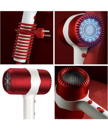 Blue Light Negative ion Hair Dryer Hairdryer Professional Hair Dryer 1200W Constant Temperature Hair Dryer Powerful DC Motor 2 Speed Settings Cool Button for Travel and Home Small Gift - Buy Online on GoSupps.com