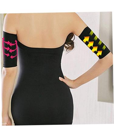 Arm Shaper Compression Sleeves - Weight Loss Upper Arm Toner for Men & Women | 2 Pair Black - Buy Online on GoSupps.com