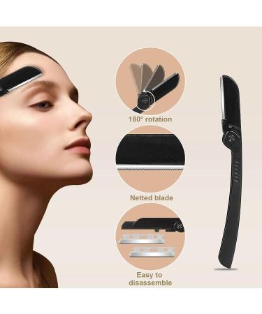 Professional 8in1 Eyebrow Trimmer Set for Women and Men - Razor, Brush, Comb, Scissors, Tweezers - Buy Online on GoSupps.com