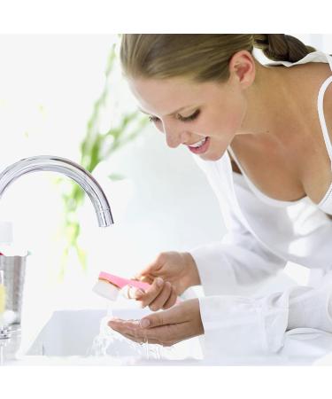 Shop the Best Manual Facial Brush - Pink Exfoliating & Cleansing Tool for Deep Pore Skin Care - Buy Online on GoSupps.com