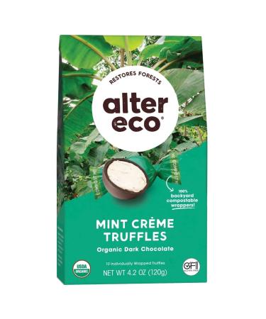 Alter Eco Organic Mint Creme Truffles Dark Chocolate 4.2 oz (120 g)