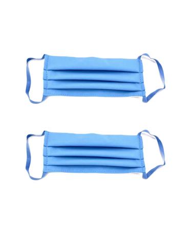 Face mask with double rubber bands individually washable reusable disinfectable breathable and waterproof hygienic facial mask for general application Taglia M 0 2 m
