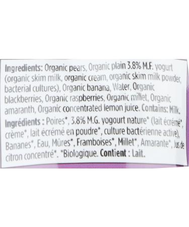 Love Child Organics Power Yo'rridge Pears Bananas Blackberries + Raspberries Puree 128 ml 12 Pack - Buy Online on GoSupps.com