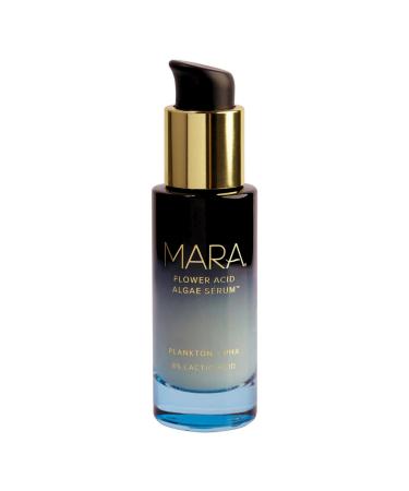 MARA - Natural Plankton + PHA Flower Acid Algae Face Serum | Non-Toxic Plant-Based Skin Care | Exfoliate + Renews the Skin While Targeting Fine Line + Pores (1 oz | 30 ml)