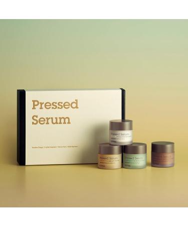 Blithe Pressed Serum Deluxe Collection Gift Set for Her - Korean Skin Care Set with Chaga Iceplant Yam & Apricot Extract - Travel Size Face Moisturizer - Unique Self Care Gifts for Women - 4pcs 2.96 Fl Oz - Buy Online on GoSupps.com