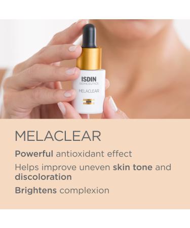 ISDIN Melaclear Dark Spot Correcting Serum - Vitamin C & Phytic Acid for Sensitive Skin - Buy Online on GoSupps.com