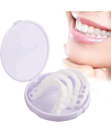 Mxrfactory teeth prosthesis pebble gel snap on smile toothed prosthesis top below temporary cosmetic tooth set up braces cover bleaching repairs removable men 10 pairs