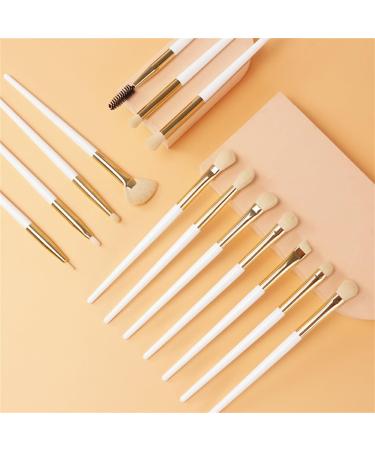 14-Piece Eye Shadow Brush Set | Eye Highlighting & Contouring Tools | Professional Makeup Brushes for Perfect Application - Buy Online on GoSupps.com