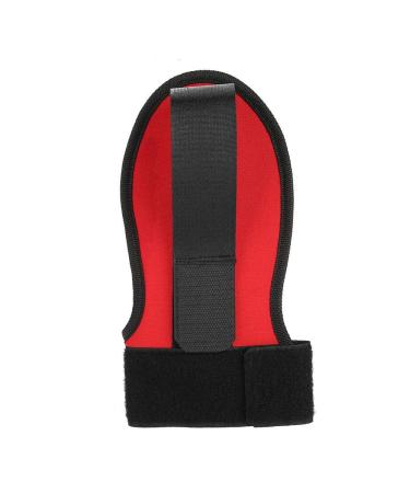 Stroke Recovery Gloves Black Finger Glove Auxiliary Fixed Glove Rehabilitation Training Equipment Hand Fist Stroke Hemiplegia Fixed Hand Fingers Traction Hand Brace Splint Support For Stroke(#2)