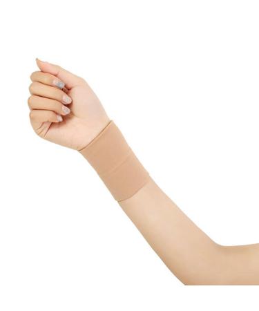 Compression Wrist Support Brace - Medical Grade 30-40mmHg for Recovery - XL Skin Color - Pair - Buy Online on GoSupps.com