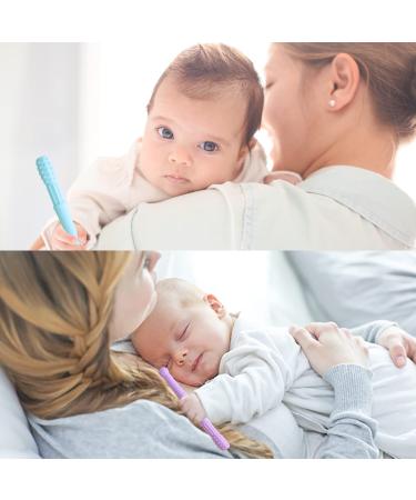 6-Piece BPA-Free Silicone Baby Bite Tube Set | Dental Aid & Food-Grade Bite Rings | Includes Cleaning Tool & Spoon | International Shipping Available - Buy Online on GoSupps.com