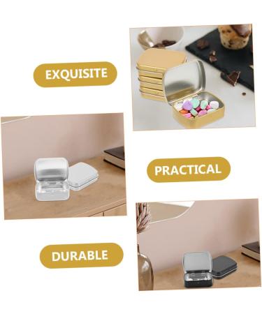 Didiseaon 30 Pcs Mini Tin Box Food Sealed Cans To Go Food Containers with Lids Candy Jars with Lids Tinplate 1 g (Pack of 1) As Shownx2pcs - Buy Online on GoSupps.com