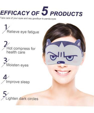 Fomiyes Eye Mask - 4 Pieces Dark Eye Flap for Migraine Relief | Adult & Kids Sleeping Eye Valves | Portable Fabric Comfort for Travel - Buy Online on GoSupps.com