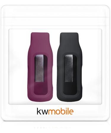 Clip Holders for Fitbit Inspire 3/2/Ace 3 - Black/Dark Red Clip-On Replacement Set - Buy Online on GoSupps.com