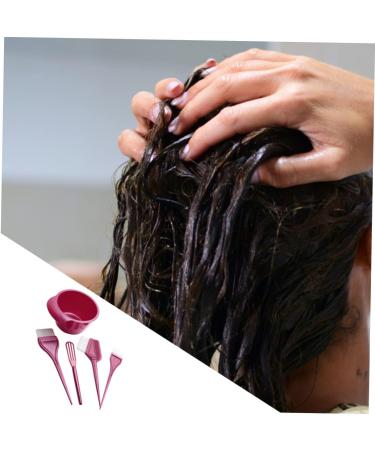 Beavorty 1 Set hairdressing tool Hair Coloring hair dye applicator tint color mixing bowl hair dye bowl hair tint brush Color Tint Hair Dye Cream Stirrer mixer household abs - Buy Online on GoSupps.com