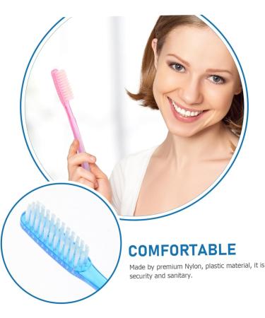 6-Hour Handle Disposable Toothbrushes - Medium for Adults - Travel-Friendly & Durable | Perfect for Teeth Brushing - Buy Online on GoSupps.com