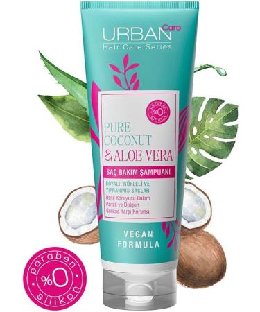 Urban Care Pure Coconut & Aloe Vera Colour Protecting & Strengthening Shampoo 250ml - Buy Online on GoSupps.com