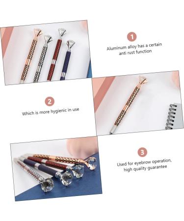 FOMIYES Eyebrow Pencil 3pcs embroidery pen makeup tool makeup microblading pen eyebrow pen makeup pen rose gold 3d manual Brow Pencil - Buy Online on GoSupps.com