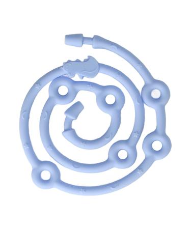 Buy Adjustable Baby Pacifier Band - Reusable Food-Safe Silicone Style | Safe & Stretchy Pacifier Chain in Blue - Buy Online on GoSupps.com